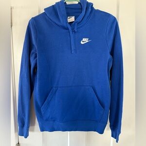 Nike Women's Blue Hoodie Sweatshirt